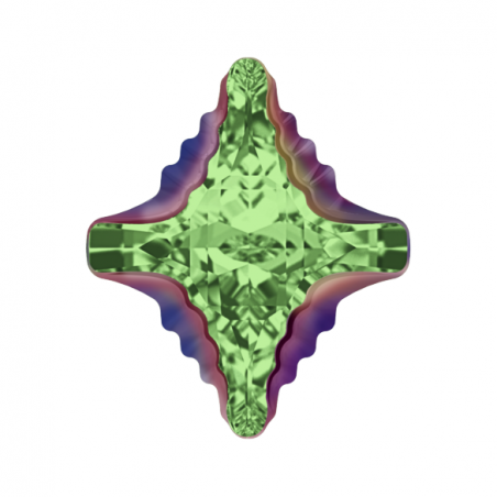 Swarovski 4927 Rhombus Tribe 19x17mm Peridot Scarabeus Green
