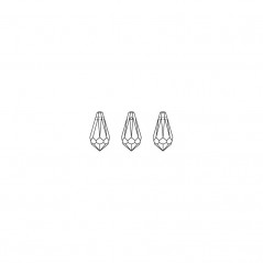 Swarovski 6000 Drop 11x5.5mm Sapphire 8ks