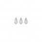 Swarovski 6000 Drop 13x6.5mm Crystal 4ks