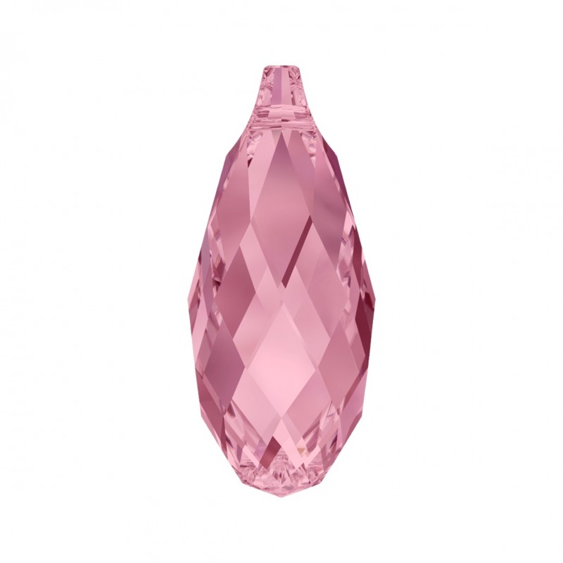 Swarovski 6010 Briolette Drop 13x6.5mm Light Rose