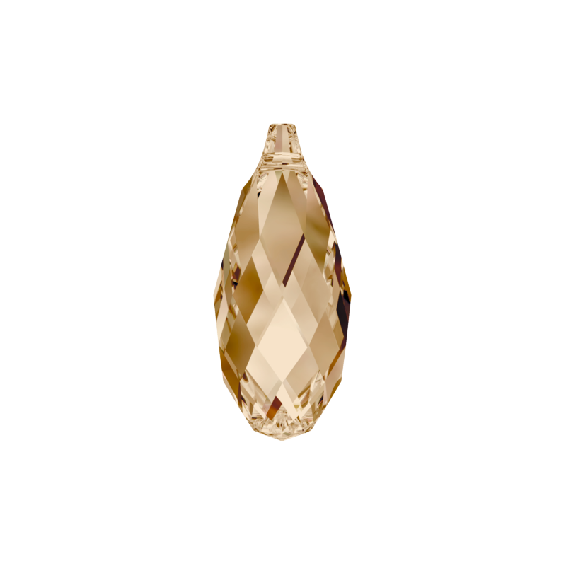 Swarovski 6010 Briolette Drop 17x8.5mm Crystal Golden Shadow Swarovski 6010 Briolette Drop 17x8.5mm Crystal Golden Shadow