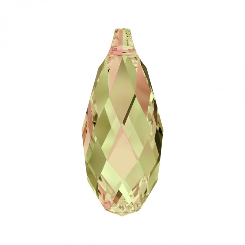 Swarovski 6010 Briolette Drop 11x5.5mm Crystal Luminous Green 4ks