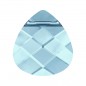 Swarovski 6012 Flat Briolette 11x10mm Aquamarine