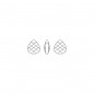 Swarovski 6012 Flat Briolette 15.4x14mm Crystal