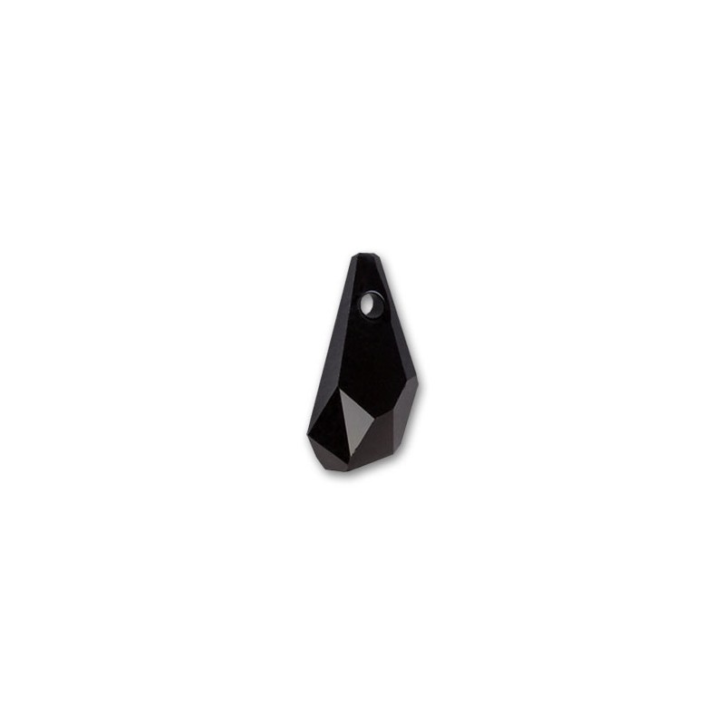 Swarovski 6015 Polygon Drop 17mm Jet