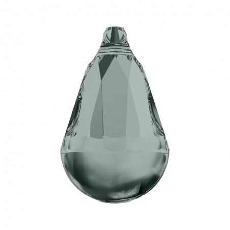 Swarovski 6026 Cabochette Drop 20mm Black Diamond