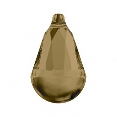 Swarovski 6026 Cabochette Drop 20mm Crystal Bronze Shade Swarovski 6026 Cabochette Drop 20mm Crystal Bronze Shade