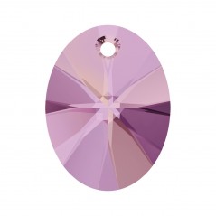 Swarovski 6028 Xilion Oval 10mm Crystal Lilac Shadow