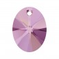 Swarovski 6028 Xilion Oval 10mm Crystal Lilac Shadow