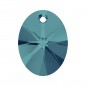Swarovski 6028 Xilion Oval 10mm Indicolite