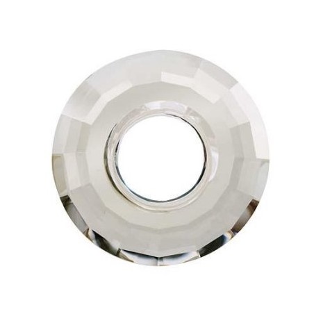 Swarovski 6039 Disk 25mm Crystal Silver Shade