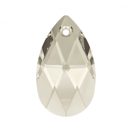 Swarovski 6106 Teardrop 16mm Crystal Silver Shade