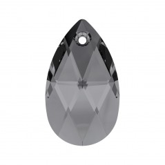 Swarovski 6106 Teardrop 16mm Crystal Silver Night