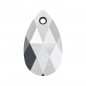 Swarovski 6106 Teardrop 16mm Crystal Light Chrome