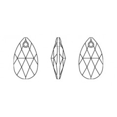 Swarovski 6106 Teardrop 16mm Crystal Paradise Shine