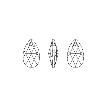 Swarovski 6106 Teardrop 22mm Crystal Astral Pink