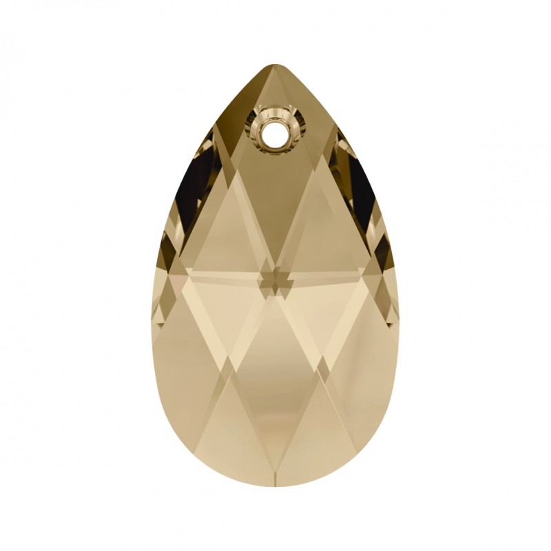 Swarovski 6106 Teardrop 22mm Crystal Golden Shadow Swarovski 6106 Teardrop 22mm Crystal Golden Shadow