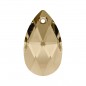 Swarovski 6106 Teardrop 22mm Crystal Golden Shadow