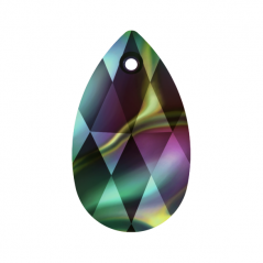 Swarovski 6106 Teardrop 22mm Crystal Rainbow Dark
