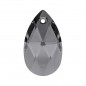 Swarovski 6106 Teardrop 28mm Crystal Silver Night