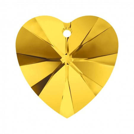Swarovski 6228 Heart 10.3x10mm Light Topaz 6ks
