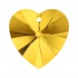 Swarovski 6228 Heart 10.3x10mm Light Topaz 6ks