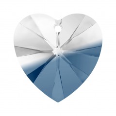 Swarovski 6228 Heart 10.3x10mm Crystal Montana Blend 6ks
