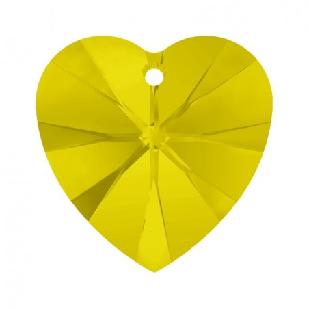 Swarovski 6228 Heart 10.3x10mm Yellow Opal 6ks