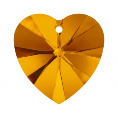 Swarovski 6228 Heart 10.3x10mm Tangerine 6ks