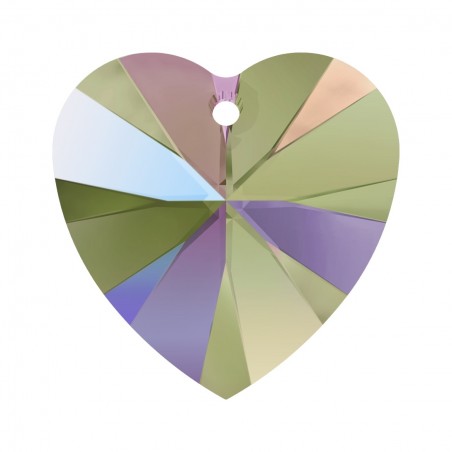 Swarovski 6228 Heart 10.3x10mm Crystal Paradise Shine 6ks