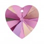 Swarovski 6228 Heart 10.3x10mm Rose AB 6ks
