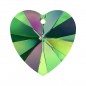 Swarovski 6228 Heart 10.3x10mm Crystal Vitrail Medium
