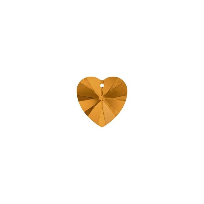 Swarovski 6228 Heart 14.4x14mm Topaz