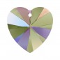 Swarovski 6228 Heart 18x17.5mm Crystal Paradise Shine