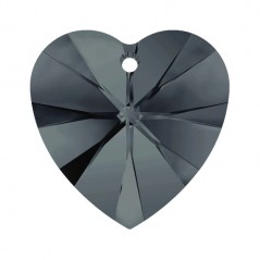 Swarovski 6228 Heart 18x17.5mm Graphite
