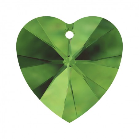 Swarovski 6228 Heart 18x17.5mm Dark Moss Green
