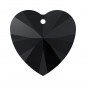 Swarovski 6228 Heart 18x17.5mm Jet