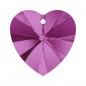 Swarovski 6228 Heart 28mm Fuchsia