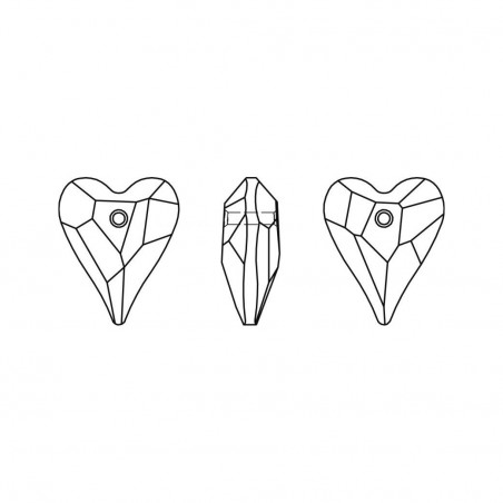 Swarovski 6240 Wild Heart 17mm Crystal