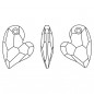 Swarovski 6261 Devoted 2 U Heart 17mm Jet