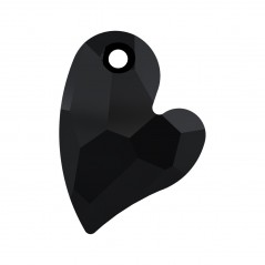 Swarovski 6261 Devoted 2 U Heart 17mm Jet
