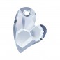 Swarovski 6261 Devoted 2 U Heart 17mm Crystal Blue Shade