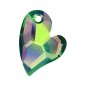 Swarovski 6261 Devoted 2 U Heart 17mm Crystal Vitrail Medium