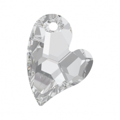 Swarovski 6261 Devoted 2 U Heart 27mm Crystal Comet Argent Light
