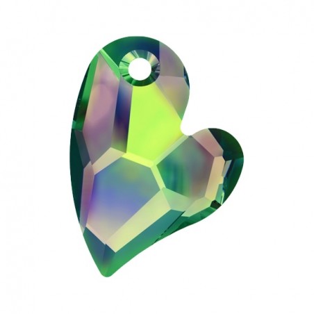 Swarovski 6261 Devoted 2 U Heart 27mm Crystal Vitrail Medium