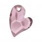 Swarovski 6261 Devoted 2 U Heart 36mm Crystal Antique Pink