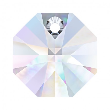 Swarovski 6401 Octagon 8mm Crystal AB