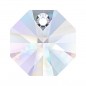 Swarovski 6401 Octagon 8mm Crystal AB