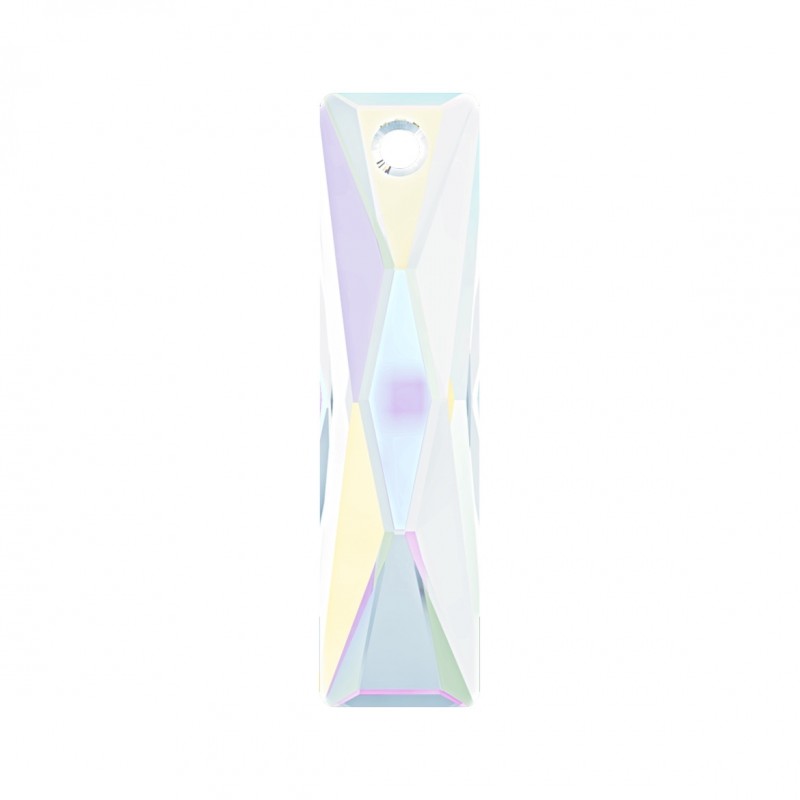 Swarovski 6465 Queen Baquette Pendant 25x7mm Crystal AB