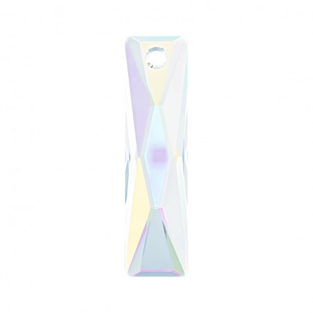 Swarovski 6465 Queen Baquette Pendant 25x7mm Crystal AB